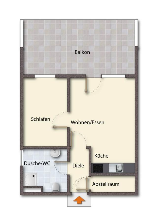דורנומרזיל Ferienwohnung Asgard מראה חיצוני תמונה